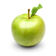 Green fresh apple
