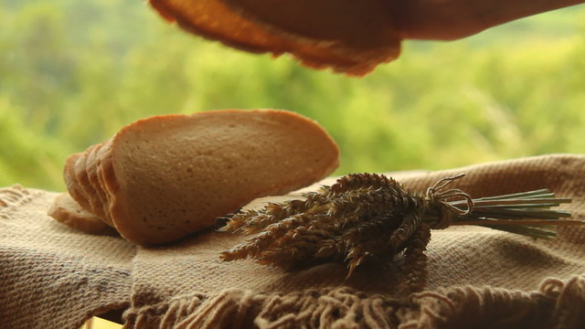 Martwa natura z chlebem