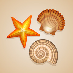 Vector Abstract Beach