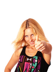 positive woman