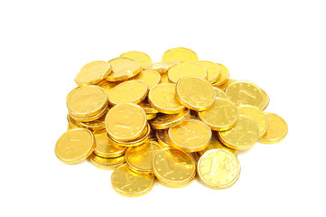 Gold euro coins