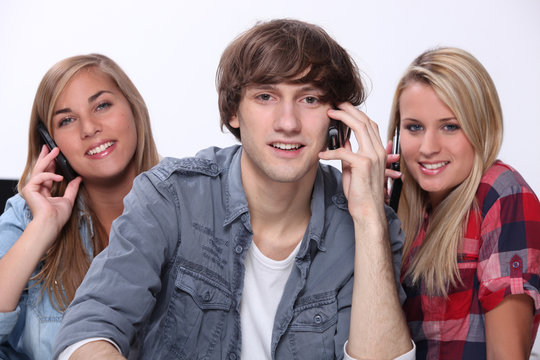 Teenagers On The Phone