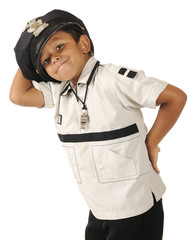 Goofy Young Policeman
