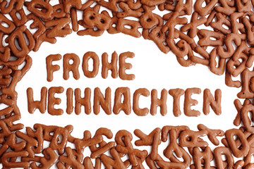 Frohe Weihnachten mit Russisch Brot
