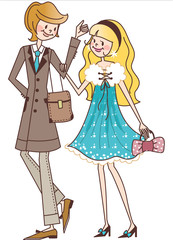 Portrait of Boy and Girl