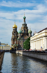 Fototapeta na wymiar Spas-na-krovi cathedral. St.Petersburg, Russia.