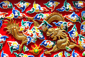Fototapeta premium Chinese temple, Thailand.