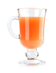 glass of grapefruit juice