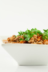 Pork and Tomato Relish , .Northern Thai food