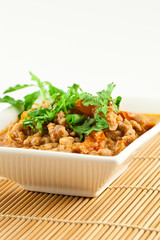 Pork and Tomato Relish , .Northern Thai food
