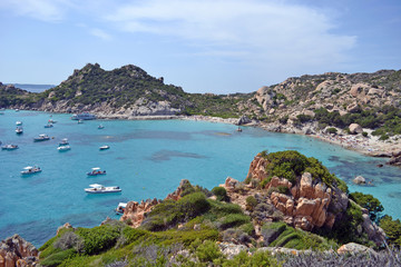 Fototapeta na wymiar Maddalena archipelago - Island Spread - Cala Corsara