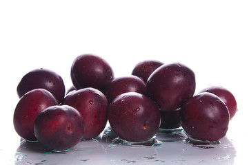 Ripe plums