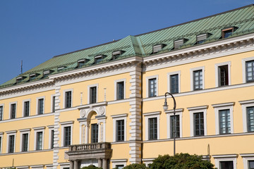 Fototapeta na wymiar Historisches Gebäude in München, Bayern