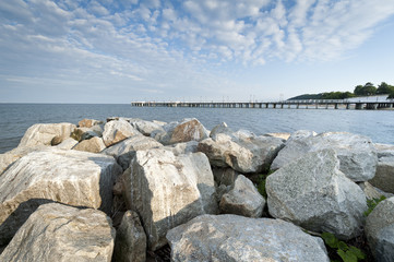Fototapeta premium Stones on Baltic sea