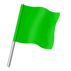 drapeau vert
