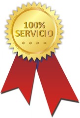 médaille 100% servicio