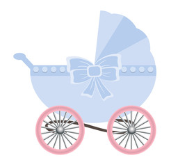 Retro children’s carriage
