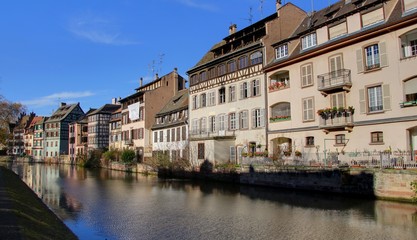 Naklejka na ściany i meble petite france à Strasbourg