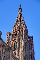 Fototapeta na wymiar cathedrale de strasbourg