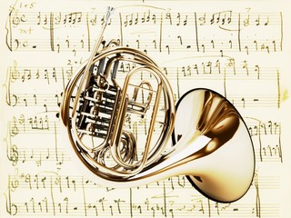 corno pentagramma note