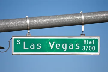 Deurstickers Las Vegas Boulevard © ogressie