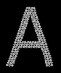 Buchstabe A Diamant
