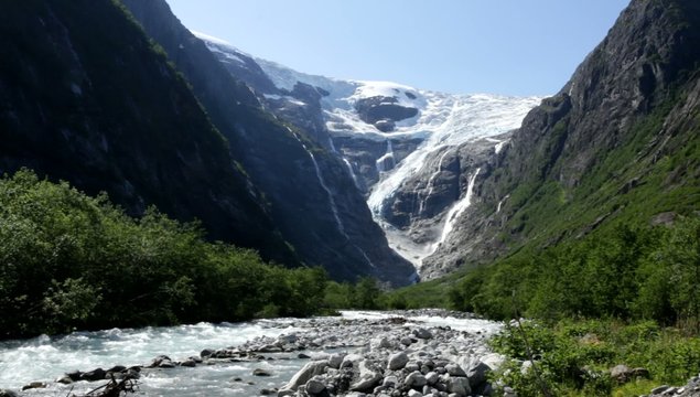 Gebirgsbach in Norwegen