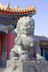 The Copper Lion in Summer Palace, Beijing, China