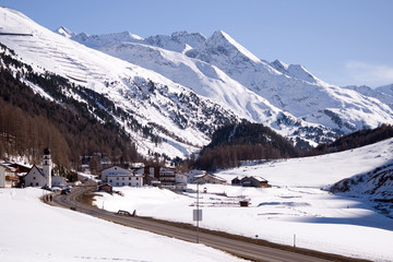 Small village and ski resort in Tirol