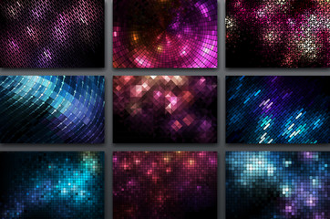 Shiny Mosaic Business Cards