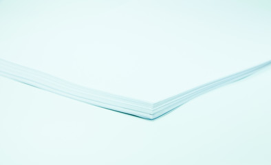 white paper sheets