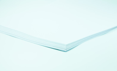 white paper sheets