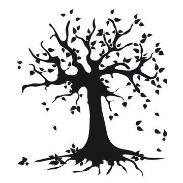 Baum Silhouette