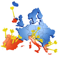 Attack to Euro - Default risk © Dreaming Andy