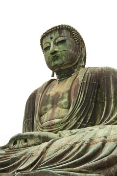 Buda aislado sobre fondo blanco