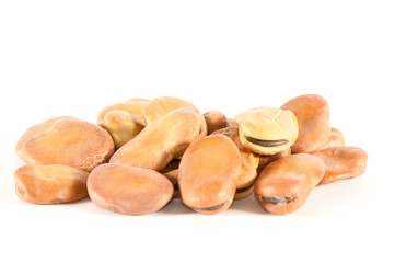 Obraz premium Montón de habas crudas