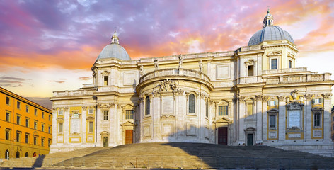 Santa Maria Maggiore Basilica, Roma - obrazy, fototapety, plakaty