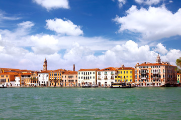 Naklejka premium Seaview of Venice, Italy . Panorama
