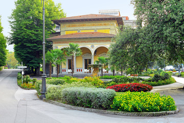 Obraz premium Cityscape of Montekattini, Italy