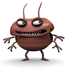 Selbstklebende Fototapeten Monster red cockroach  © Albert Ziganshin