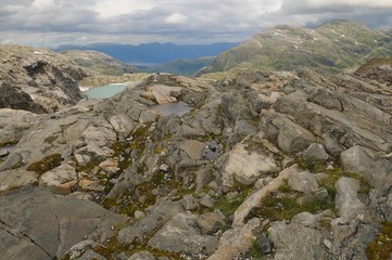 Folgefonna Gletscher Blick
