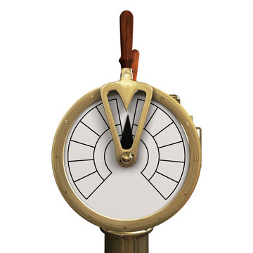 Maschinentelegraph blanko / engine telegraph blank