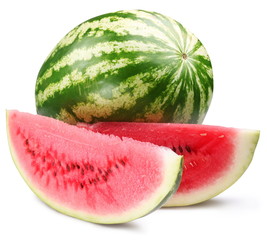 Watermelon with slices