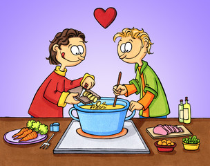Kochen mit Liebe
