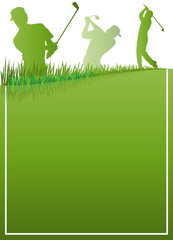 Golf Sport Plakat