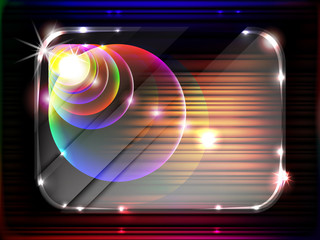 glowing stripes, vector