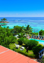 Fototapeta premium In Paradise Pool Rest