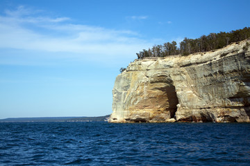 Fototapeta na wymiar Upper Peninsula - Pictured Rocks National Lake Shore