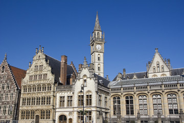 Fototapeta na wymiar Gables in Ghent
