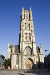 Fototapeta na wymiar Katedra Saint Bavo Ghent